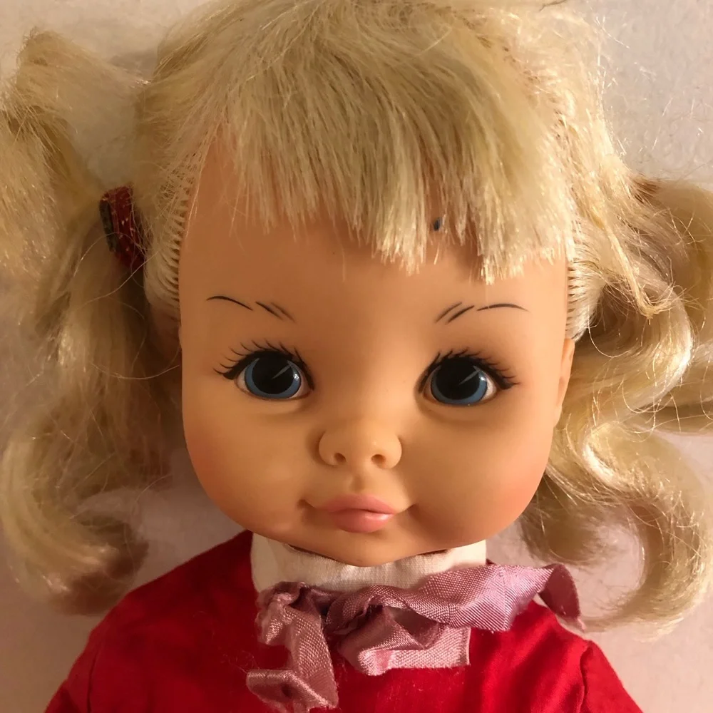 Vintage 1970 Horsman Peggy Pen Pal 18” Doll With Original Outfit